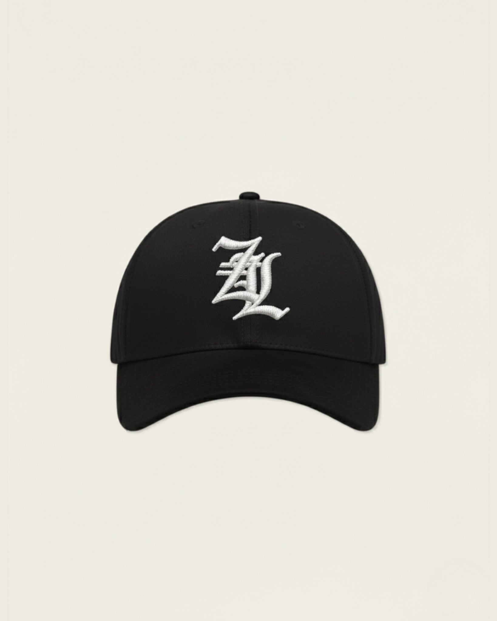 ZL MONOGRAM CAP | BLACK