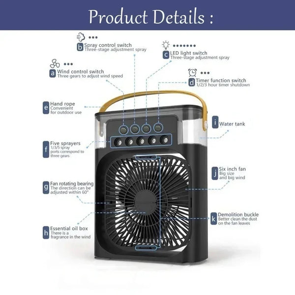 Portable Cooling Breeze Fan